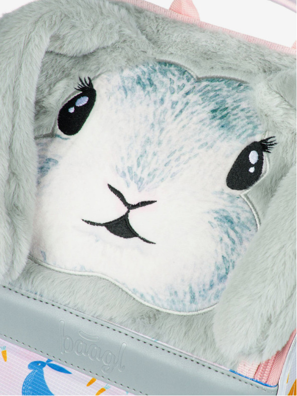 BAAGL  Ghiozdan școlar Bej Zippy Bunny Baagl