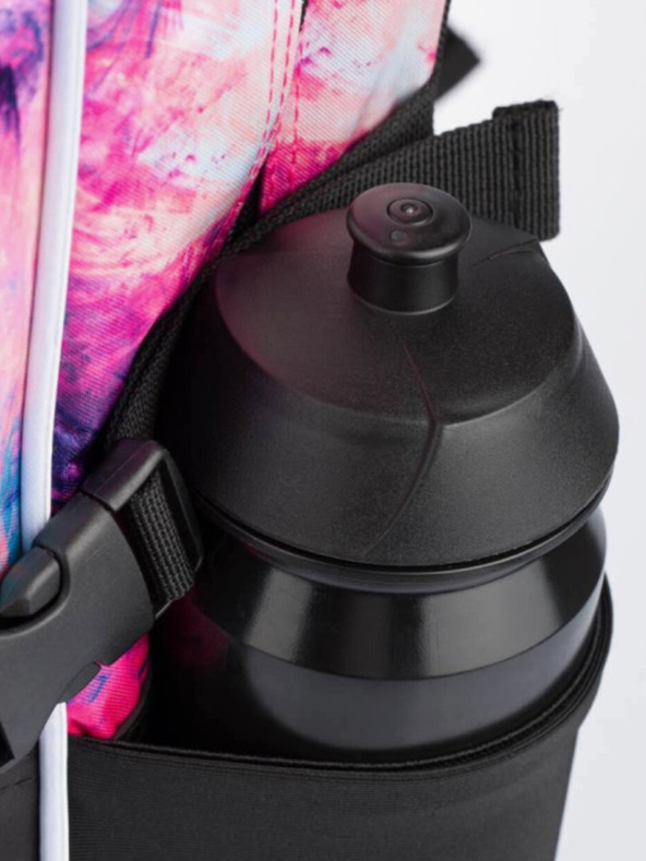 BAAGL  Roz 3 set abstract: rucsac, husă pentru creioane, geantă Baagl