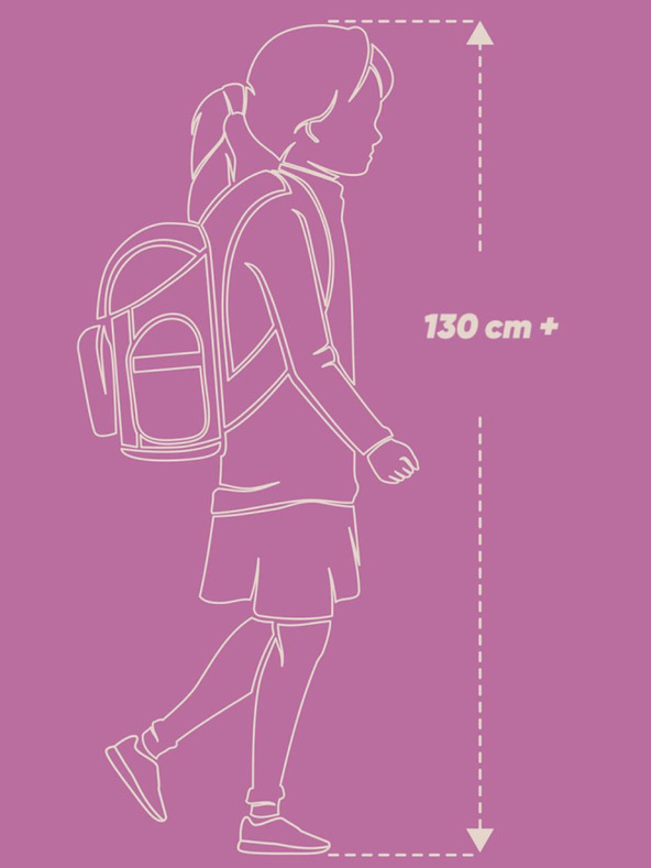 BAAGL  Rucsac școlar violet Core Dreamcatcher Baagl