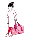 Reisenthel Geantă de călătorie Reisenthel Allrounder M Kids Abc friends pink