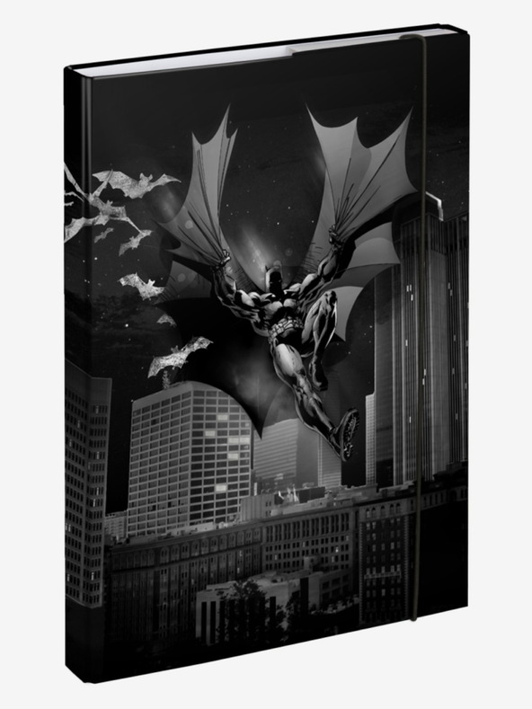 BAAGL  Copertă de caiet școlar negru A4 Batman Dark City Baagl