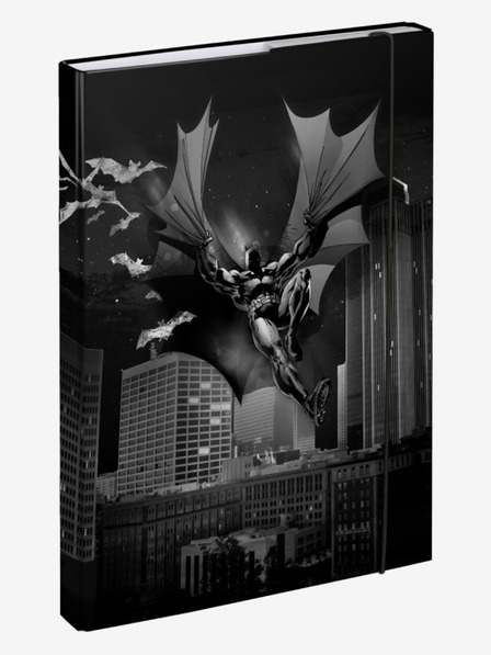 BAAGL  Copertă de caiet școlar negru A4 Batman Dark City Baagl