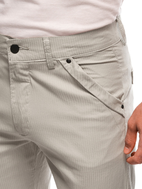 Edoti EDOTI Pantaloni scurți chino pentru bărbați, bej