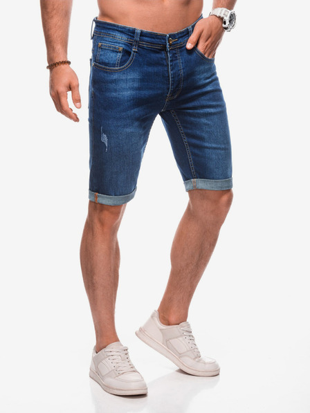 Edoti Pantaloni scurți din denim pentru bărbați W - albastru EDOTI