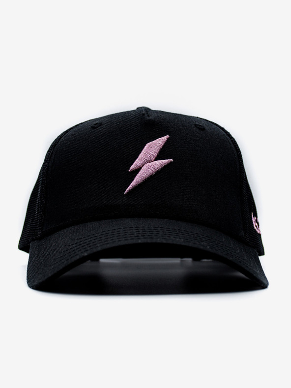 Be52 Șapcă premium Be52 Bolt neagră/roz auriu