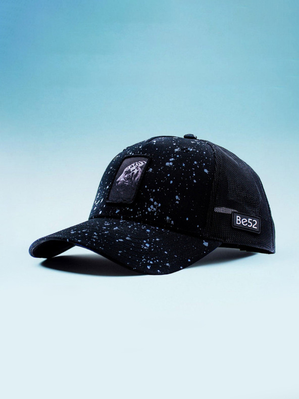 Be52 Șapcă premium Be52 Tiger splash neagră/albastră