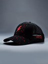 Be52 Șapcă premium Be52 Bolt splash neagră/roșie