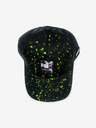 Be52 Șapcă premium Be52 Wagon splash neagră/verde neon