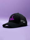 Be52 Șapcă premium Be52 Snake neagră/violet