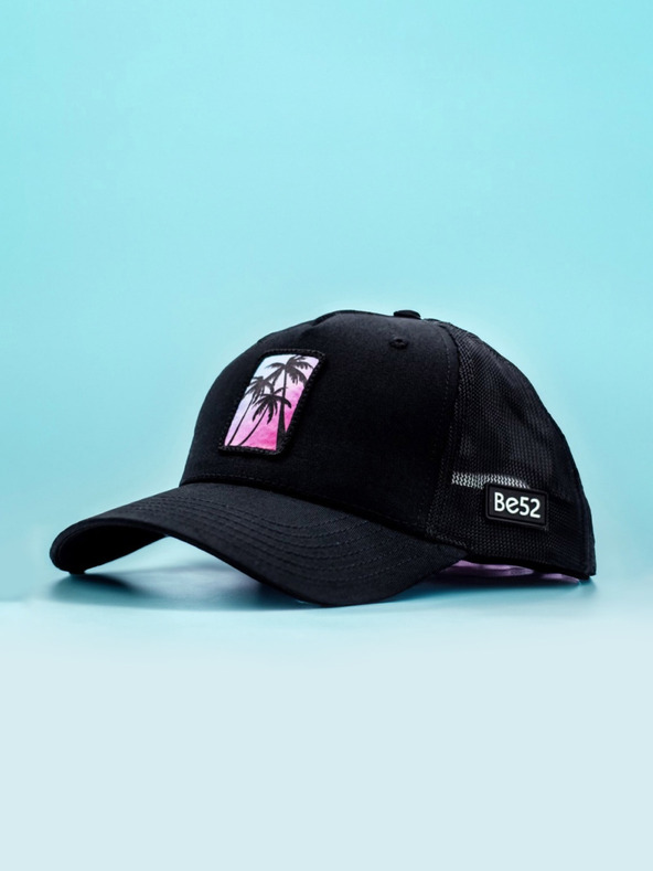 Be52 Șapcă premium Be52 Palms neagră