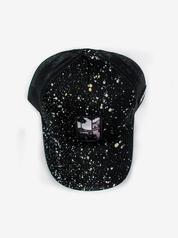 Be52 Șapcă premium Be52 Wagon splash neagră/nisip