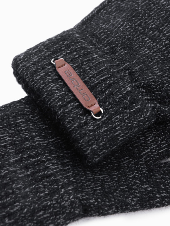 Ombre Clothing Mănuși tricotate pentru bărbați cu lână Ombre Clothing