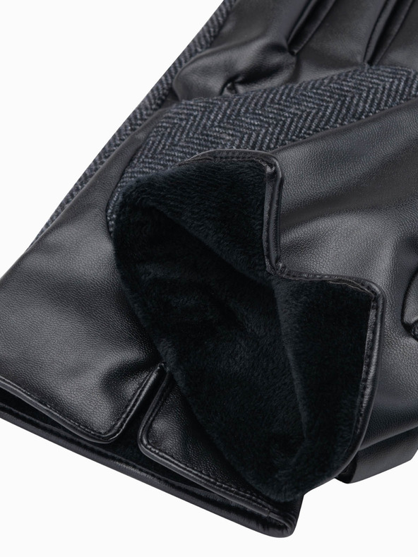 Ombre Clothing Mănuși elegante pentru bărbați din amestec de lână Îmbrăcăminte Ombre