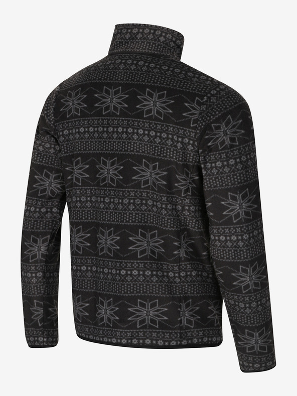 ALPINE PRO Hanorac fleece pentru bărbați ALPINE PRO SIUS negru