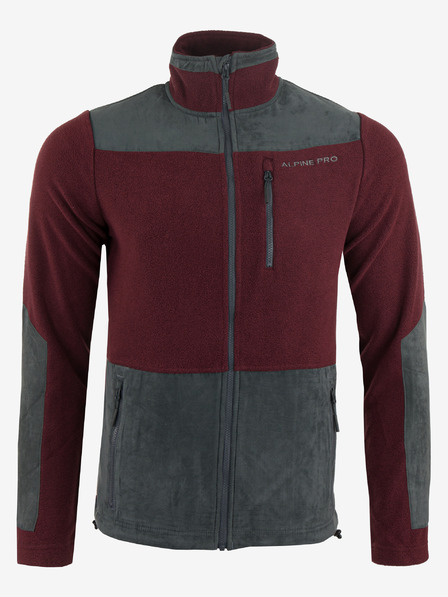 ALPINE PRO Hanorac pentru bărbați ALPINE PRO CLEW merlot