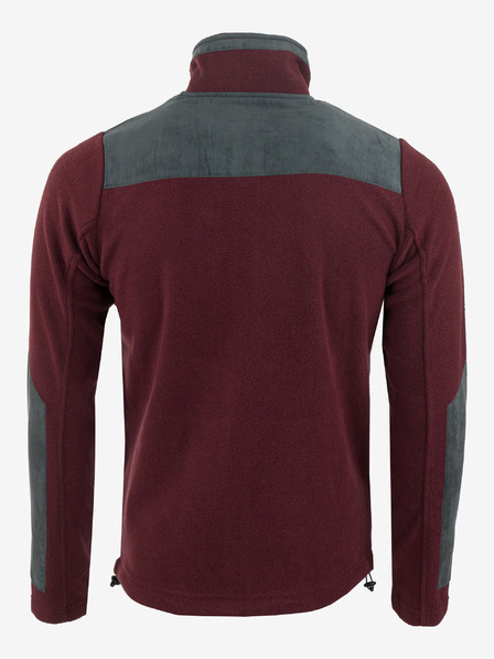 ALPINE PRO Hanorac pentru bărbați ALPINE PRO CLEW merlot