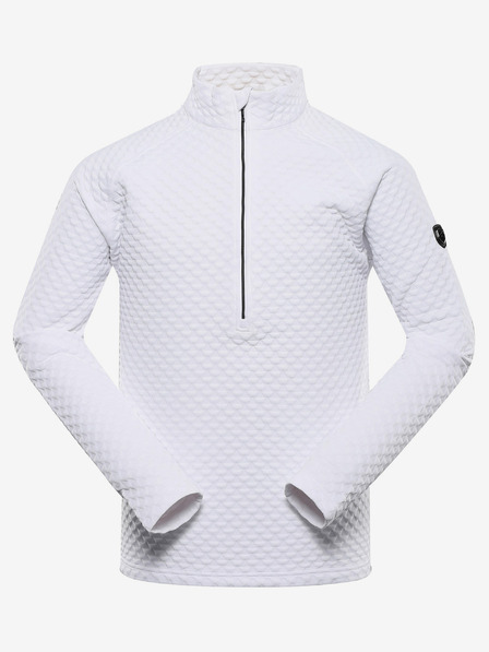 ALPINE PRO Tricou pentru bărbați cu uscare rapidă ALPINE PRO GETT alb