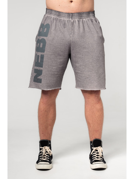 Nebbia Pantaloni scurți de trening spălați NO BS 367 Nebbia