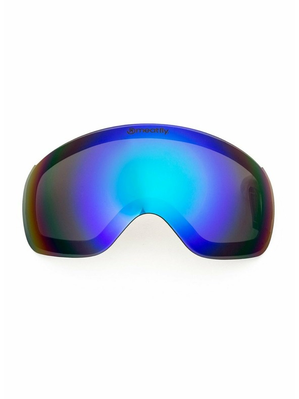 Meatfly Meatfly Spare Lens Ekko XL C - Green Chrome | Negru | Mărime