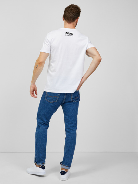 ZOOT.Original Tricou alb pentru bărbați Zoot Original Fuck you very much