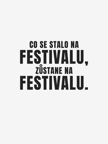 ZOOT.Original Tricou bărbați alb ZOOT.Original Ce se întâmplă la festival, rămâne la festival
