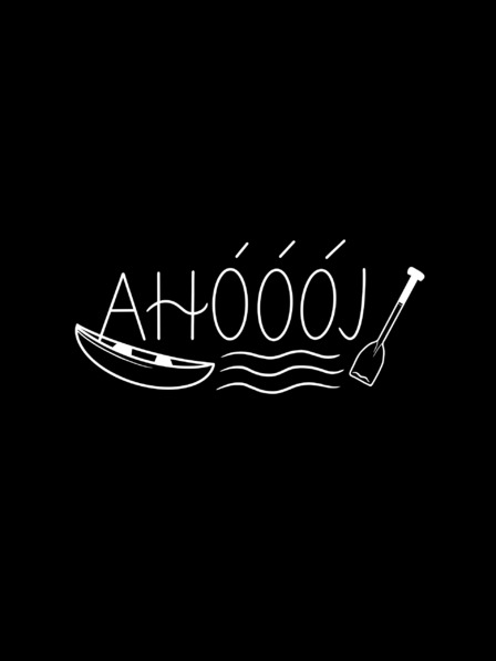 ZOOT.Original Tricou negru pentru bărbați ZOOT.Original Ahóóój