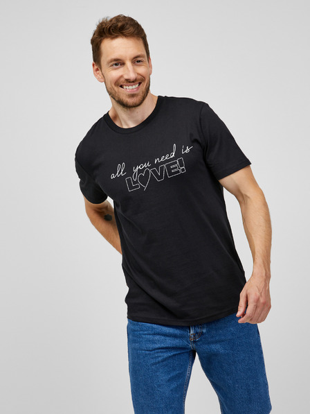 ZOOT.Original Tricou negru pentru bărbați Zoot Original All you need is love