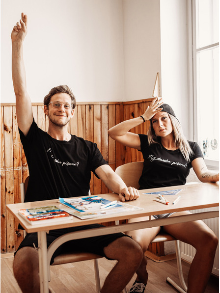 ZOOT.Original Tricou negru bărbați ZOOT Original My dneska píšeme?