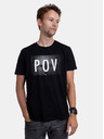 ZOOT.Original Tricou negru ZOOT Original POV pentru bărbați