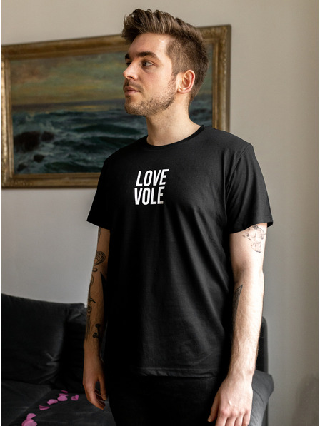 ZOOT.Original Tricou negru pentru bărbați ZOOT Original Love Vole