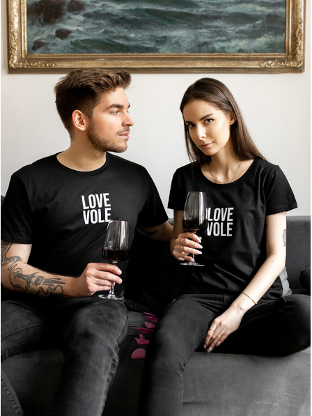 ZOOT.Original Tricou negru pentru bărbați ZOOT Original Love Vole