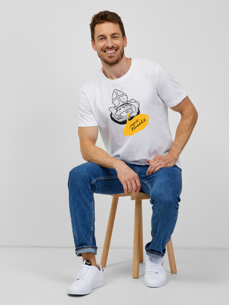 ZOOT.Original Tricou alb pentru bărbați ZOOT.Original Ou Benedict