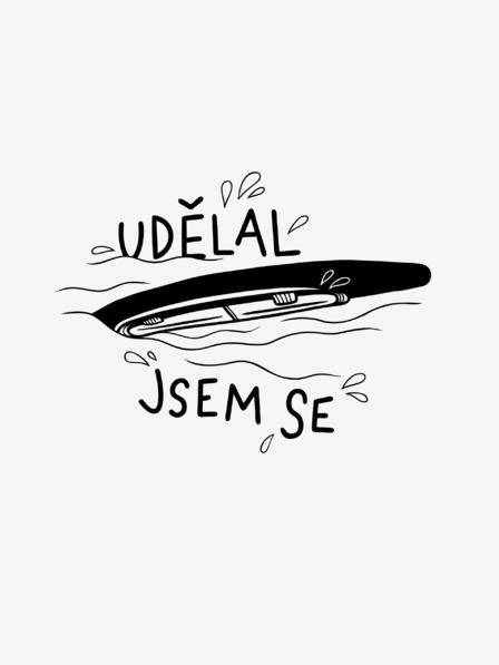 ZOOT.Original Tricou alb pentru bărbați ZOOT.Original I'm done