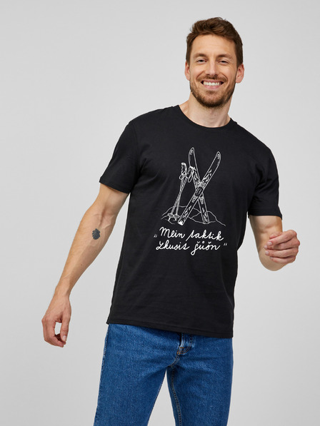 ZOOT.Original Tricou negru pentru bărbați Zoot Original Mein tactik