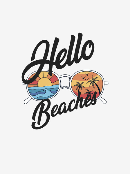 ZOOT.Original Tricou alb pentru bărbați ZOOT.Original Hello beaches