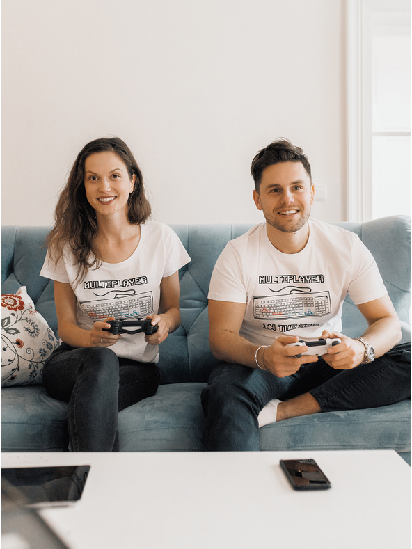 ZOOT.Original Alb bărbați ZOOT Original T-shirt Nineties multiplayer