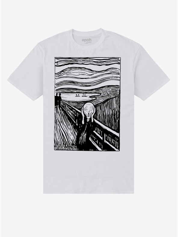 ZOOT.Fan Tricou alb apoh Londra apoh Munch Lino