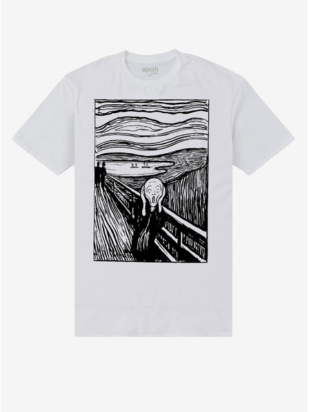 ZOOT.Fan Tricou alb apoh Londra apoh Munch Lino