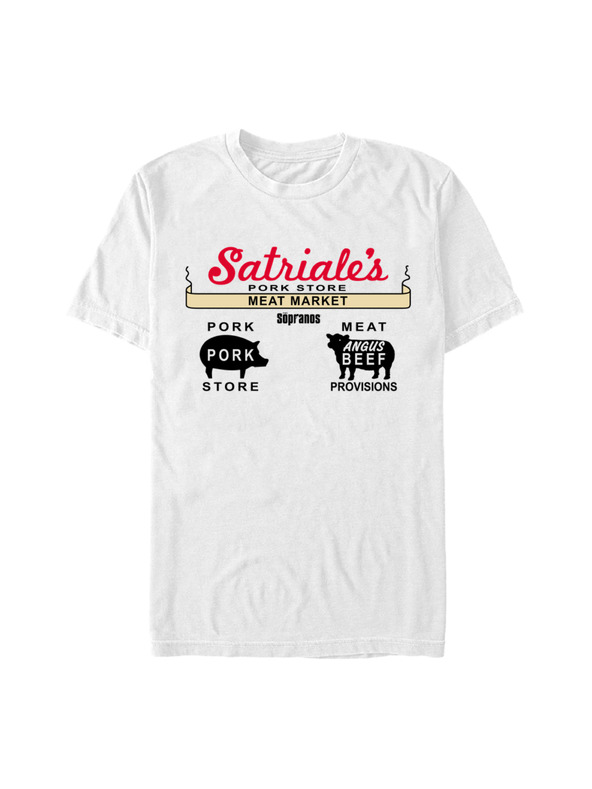 ZOOT.Fan Tricou alb HBO The Sopranos Satriales