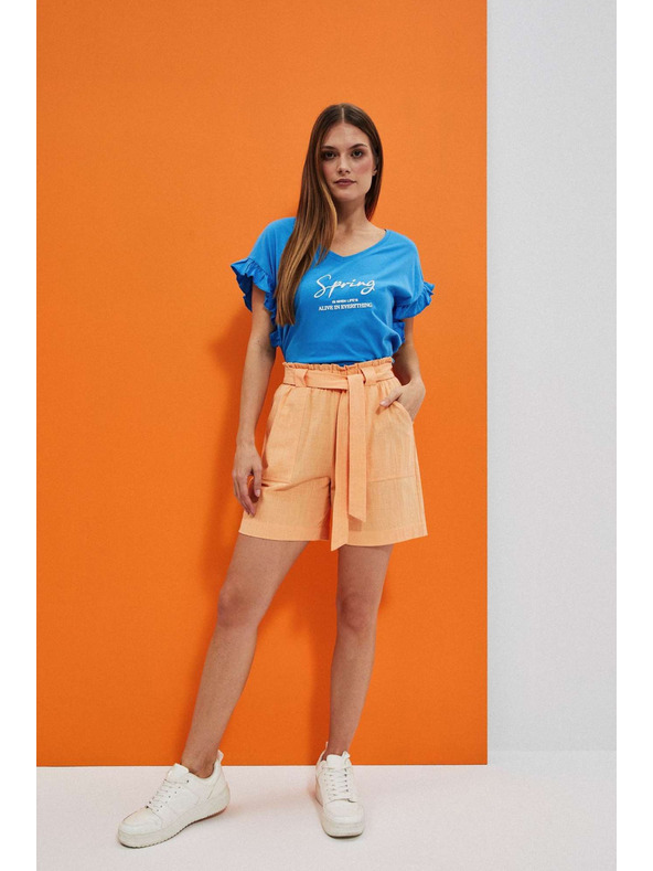 Moodo Pantaloni scurți portocalii Moodo, pentru femei