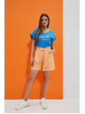 Moodo Pantaloni scurți portocalii Moodo, pentru femei