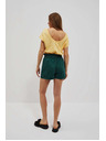 Moodo Pantaloni scurți Moodo verde închis pentru femei
