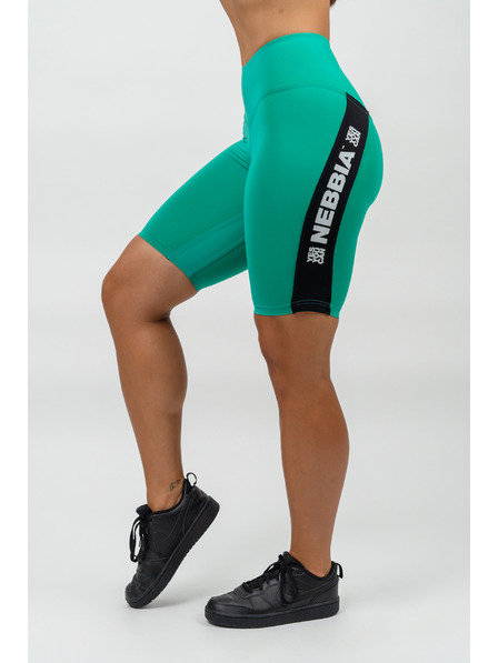Nebbia Pantaloni scurți de ciclism cu talie înaltă ICONIC 238 XS,verde