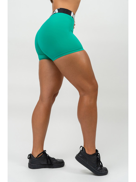 Nebbia Pantaloni scurți de fitness cu talie înaltă GLUTE PUMP 240 XS,verde