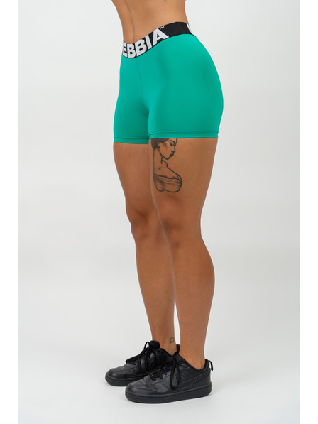 Nebbia Pantaloni scurți de fitness cu talie înaltă GLUTE PUMP 240 XS,verde