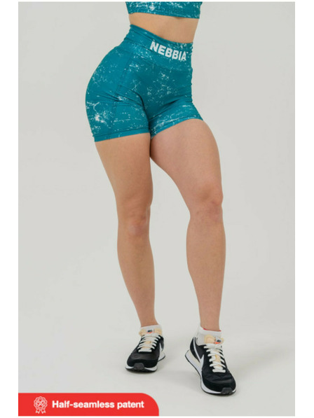 Nebbia Pantaloni scurți tip legging cu talie înaltă 5" HAMMIES 615 XS,verde