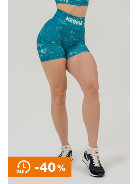 Nebbia Pantaloni scurți tip legging cu talie înaltă 5" HAMMIES 615 XS,verde
