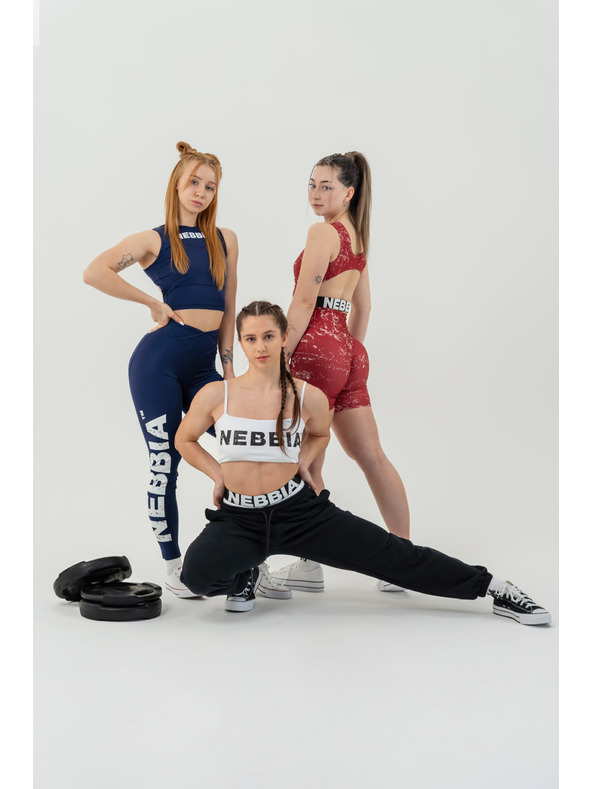 Nebbia Pantaloni scurți tip legging cu talie înaltă 5" HAMMIES 615 XS,roșu