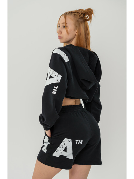 Nebbia Pantaloni scurți sport 6" MUSCLE MOMMY 624 XS,negru