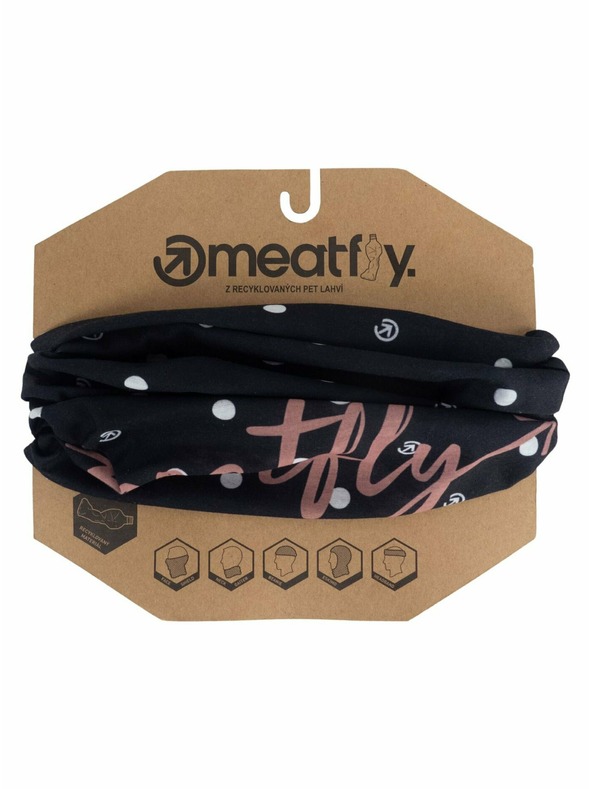 Meatfly Eșarfă Meatfly Cody Dots Black | Negru | Mărime